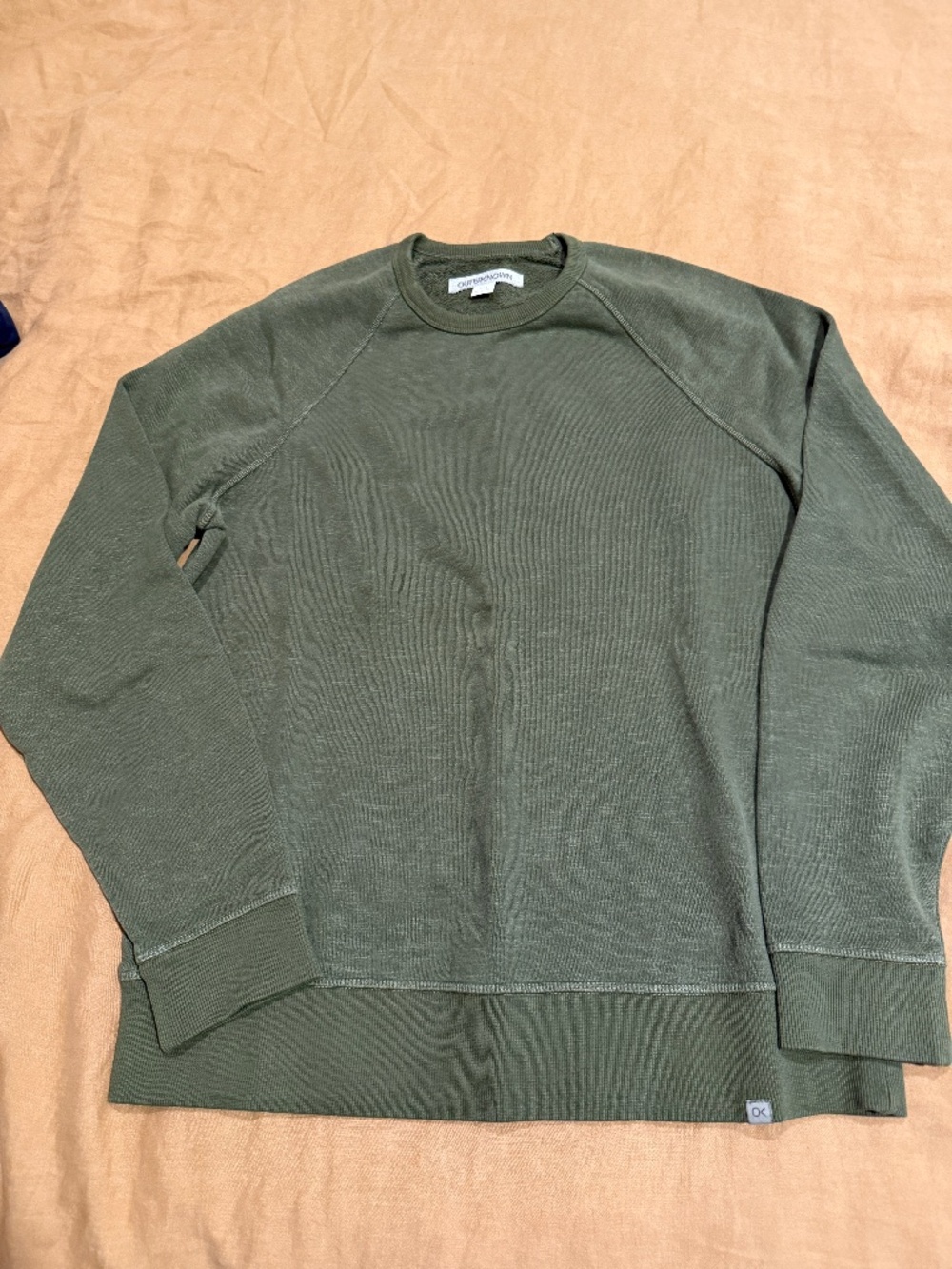 Outerknown Sweatshirt, Olive, Men's Medium
